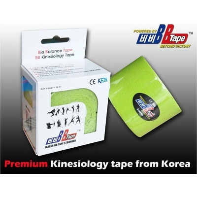 BB Tape kineziologický tejp s turmalínom zelená 5m x 5cm