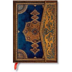 Paperblanks Тефтер Safavid Indigo, 130 х 180 mm, твърда корица, 72 листа (PB8199-9)