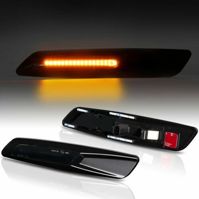 Angeleyes BMW bočné LED smerovky zatmavené s rámikom