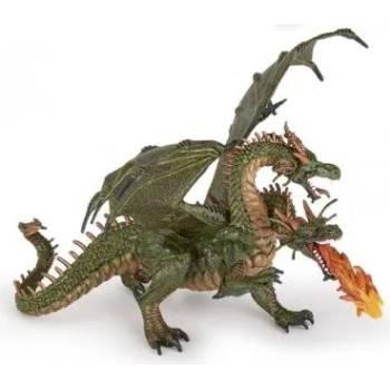 Image 1 of Papo - Фигурка за колекциониране и игра - Двуглав дракон (36019)