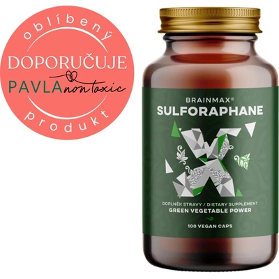BrainMax Sulforaphane 35 mg Sulforafan 100 rostlinných kapslí