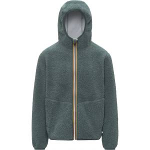 K-Way Мъжко поларено яке K-Way Jack Sherpa Polar Double Fleece jacket - Green Balsam / Grey Ash - размер XXL (005-6729-0415)