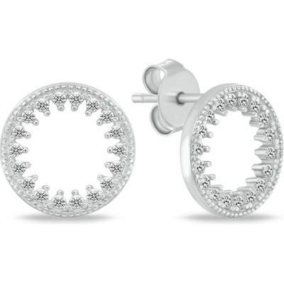 Brilio Silver náušnice EA1058W