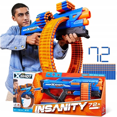 ZURU X-Shot Insanity Blaster Rage Fire šipkový blaster