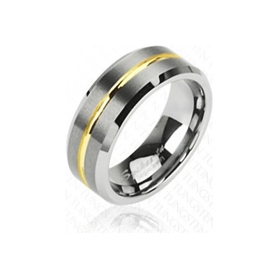 Steel Edge Wolframový prsten Spikes 113