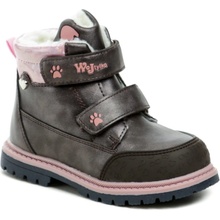 Wojtylko 3Z24090 sivé dievčenské členkové topánky