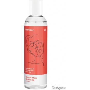 Satisfyer Gentle Men Warming Vodní lubrikační gel – hřejivý, 300 ml
