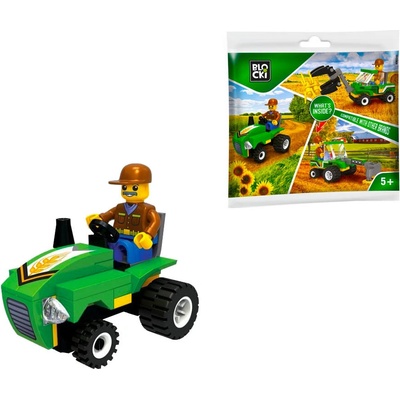 ICOM Blocki MyFarm Traktor s figurkou 47 ks – Zboží Dáma