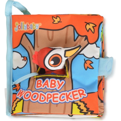 Jollybaby Мека книжка с играчка Jollybaby - Woodpecker (111087)