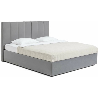 Bonami Selection Thessa Bold Line s úložným priestorom s roštom Sivá