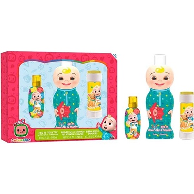 EP LINE Cocomelon - EDT 50 ml + 2v1 sprchový gél a šampon 400 ml + bublifuk