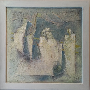 Image 1 of Абстрактна картина " Една птица ми каза"