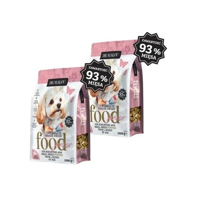 Dr. Malou Puppies Liofilizovaná Kačica s kozím mliekom a žĺtkom 2 x 1 kg