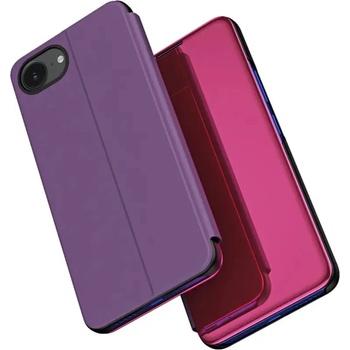 HQWear Калъф Clear View за iPhone 16e Flip Cover - розов (5907769376801)