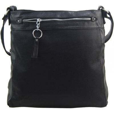 Tessra velká crossbody dámská kabelka D5580 černá