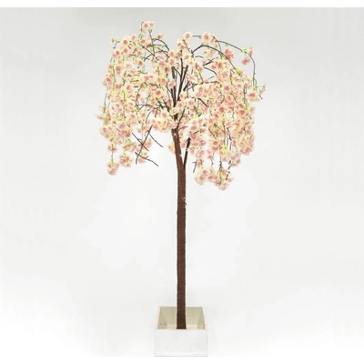 Eurolamp LED Vianočný dekoratívny umelý strom CHERRY TREE 84xLED/230V 1,7 m čerešňa EU0198