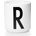Design Letters Чаша халба aj буква r порцеланова (10201000r)