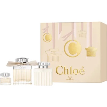 Image 1 of Chloé Chloé Подаръчен комплект, Парфюмна вода 75ml + Мляко за тяло 100ml + Парфюмна вода 5ml, Жени