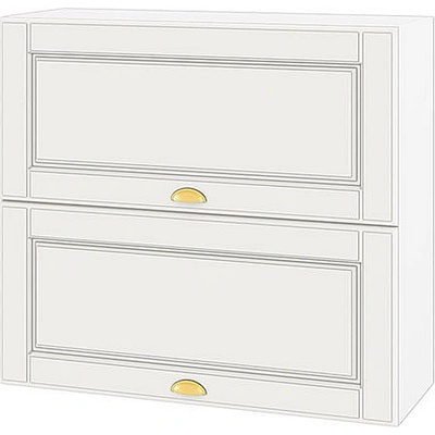 ИРИМ Горен кухненски шкаф Сити БФ-Бяло мат-09-12 80 см