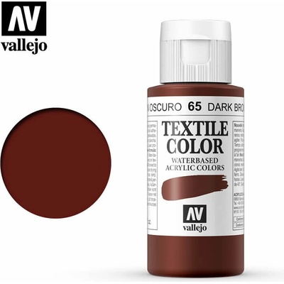 Vallejo textilná farba 40065 tmavohnedá 60 ml