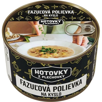 Hotovky z Plechovky Fazuľová polievka na kyslo 400 ml