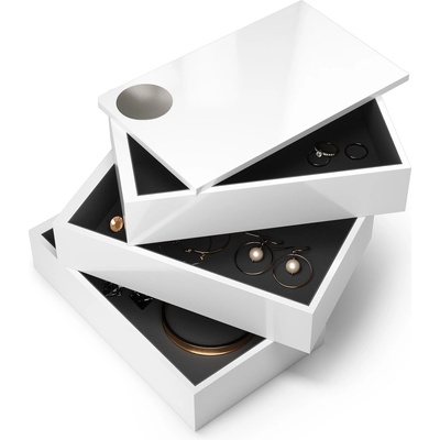 Umbra hk ltd (Канада) Кутия за бижута и аксесоари umbra spindle - цвят бял (umbra 308712-660)