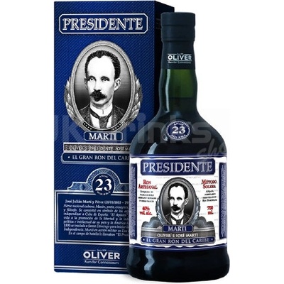 Oliver & Oliver Presidente Martí 23y 40% 0,7 l (karton)