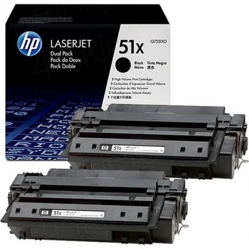 HP КОМПЛЕКТ 2 КАСЕТИ ЗА HP LASER JET P3005/M3035mfp/M3027mfp - /51X/ - TWIN PACK - P№ Q7551XD (101HPQ7551XD)