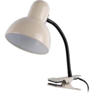 Leitmotiv Бежова метална настолна лампа (височина 33, 5 cm) New Retro - Leitmotiv (LM2381WH)