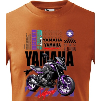 Dětské triko Yamaha Oranžová Canvas tričko Bezvatriko.cz 2372