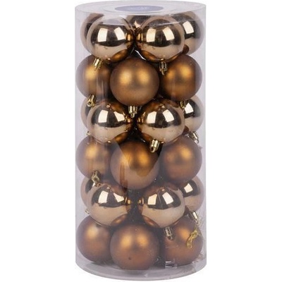 MagicHome Koule 30 ks 6 cm měděné na vánoční stromeček – Hledejceny.cz