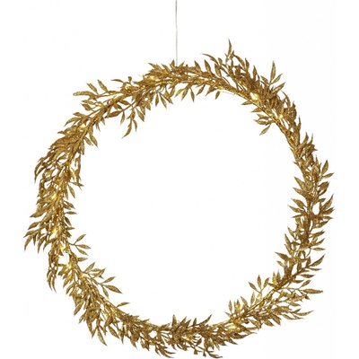 STAR TRADING Svietiaci vianočný veniec Elegant 44 cm