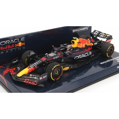 MINICHAMPS RED BULL F1 RB18 TEAM ORACLE RED BULL RACING N 11 4th MIAMI GP 2022 SERGIO PEREZ - MATT BLUE YELLOW RED 1:43