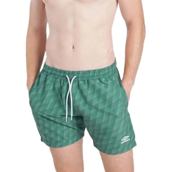 Umbro Бански гащета Umbro Printed swimming shorts - Green (Dark Ivy)