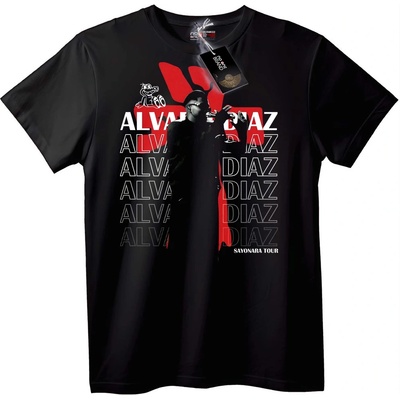 NOONEBRAND Тениска Alvarez Diaz Sayonara Тур - M, Black