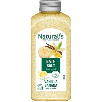 Naturalis soľ do kúpeľa vanilka a banán 1000 g