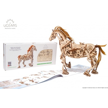 Ugears 3D puzzle Kůň 410 ks