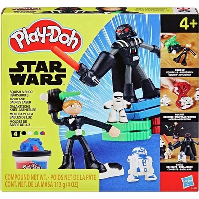 Hasbro Play-Doh Sada šablí Star Wars BUILD & SLICE