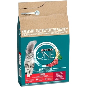 Purina One Bifensis Sterilcat hovädzie 3 kg