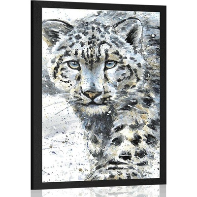 Plakát kreslený leopard - 40x60 no frame