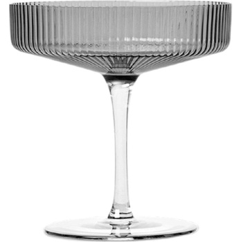 Ferm Living Чаши за шампанско Ripple опушени 2 бр (100126112)