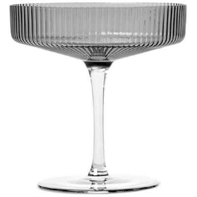 Ferm Living Чаши за шампанско Ripple опушени 2 бр (100126112)