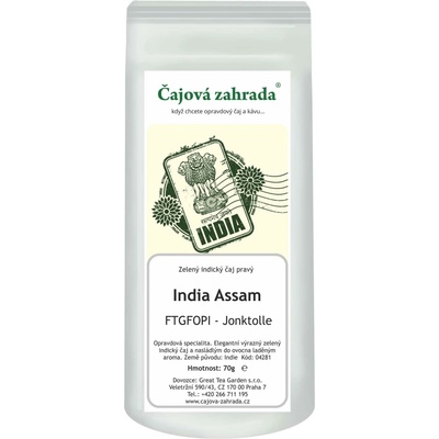 Čajová zahrada India Assam FTGFOPI Joonktollee zelený čaj 0,5 kg