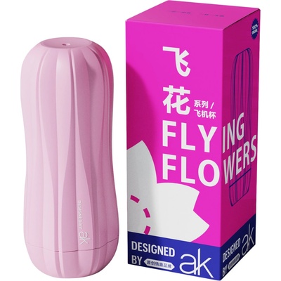 After Kiss Flying Flowers Series Anal Klasický masturbátor světle růžová