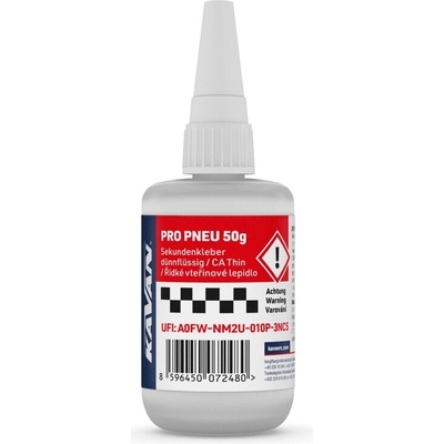 Kavan PRO PNEU řídké vteřinové lepidlo 50g KAV56.9942.EU