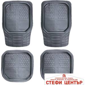 Paolo Гумени стелки универсални черни 2420 - 4 бр/к-т (5152275) - steficenter