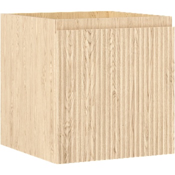 Mexen Rivel шкаф за баня под мивката 45 см, 1 чекмедже, на ребра, дъб (91A20-04547-1-BF81)