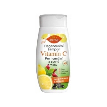 Bione Cosmetics Vitamin C regenerační šampon pro normální a suché vlasy 260 ml