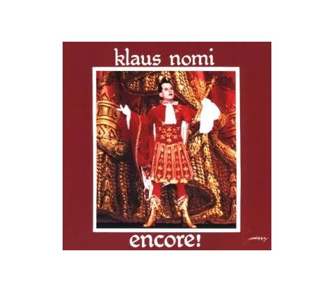 NOMI KLAUS: ENCORE CD