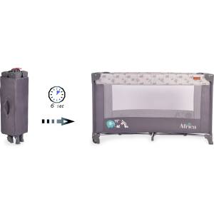 Cangaroo Детска кошара Africa сив (108553)
